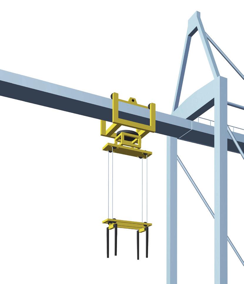 .......................................... Positioning and speed measurement for heavy cranes: Availability 24 hours a day Gantry cranes, container loading bridge cranes, stacking cranes.