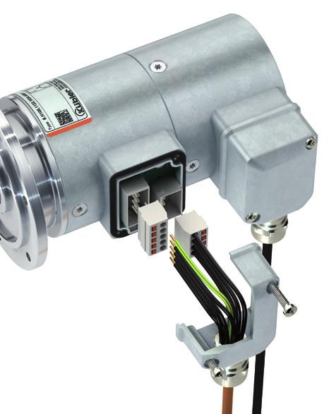 Additional speed switch or second encoder High pulse rates up to 5000 ppr High shock (2000 m/s 2, 6 ms) and vibration