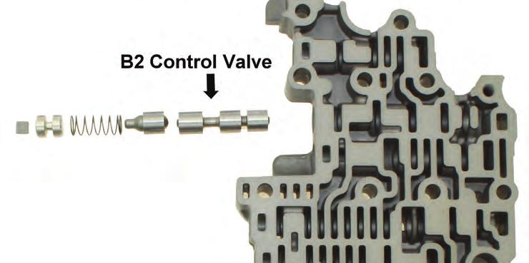 Valve Body Problems A delayed reverse, no reverse, or slipping in reverse may be caused by a worn B2 apply control valve or bore, or a worn B2 control valve or bore. reverse boost valve and sleeve.
