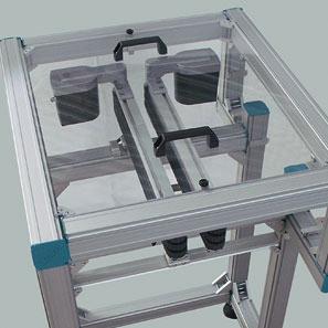 t the top position, parts can be conveyed to a height of 40 mm. The maximum length is 5 m.