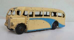 24 29e Single-deck Bus 'half-cab'. Cream with blue flashes. Some chips, generally fair/good.