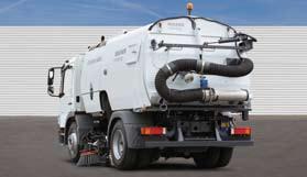 Bucher Schörling s truck mounted sweepers feature low-emission chassis and auxiliary engines and can be customised flexibly with a wide array of options a worthwhile investment for maximum efficiency