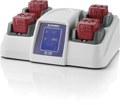 orthodrive B C 7 0 0 B AT T E R Y C H A R G E R BC700 Battery charger shown with aseptic batteries.