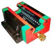 Linear Roller guides The rollers have a larger contact area than spheres,