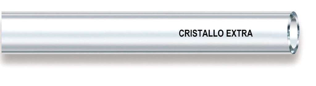 Cristallo Extra GB APPLICATIONS AND REGULATIONS Hose for food liquids transport without pressure, in compliance with the European regulation Reg. (EU) 10/2011, for simulants A, B and C.