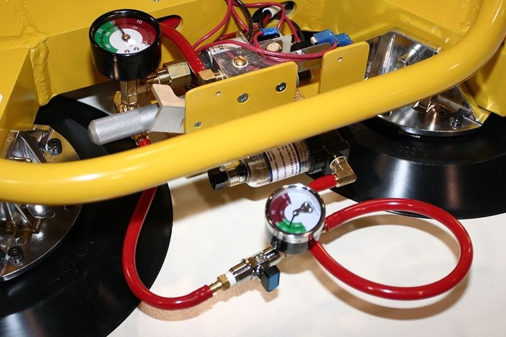Test the control valve / filter assembly for leakage: 1) Remove the ball valve from the valve assembly and reattach the original hose to the valve s 90 hose nipple.