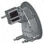è Align friction disc with splined hub and slide brake against motor face.