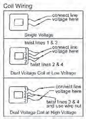Refer to nameplate for voltage rating.