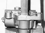 Press seal into housing J37705 (TAS40) J37071 or J37071-A (TAS55/65) J38779 (TAS85) Press Grease the bearing and seal area Grease 4.
