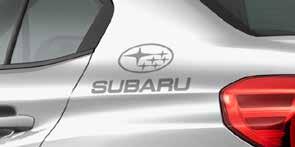 SEBDVA3500 Subaru logo in mat silver (150x300mm) 1 2
