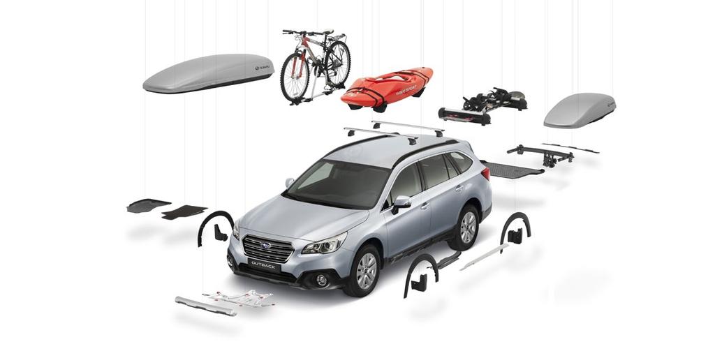 SUBARU OUTBACK GENUINE ACCESSORIES Believe in a life without limits. Get the most out of driving and living.