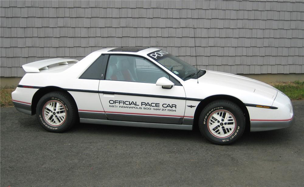 1984 Fiero Pace Car 2,001 total units produced (manual and