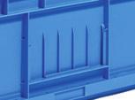 All LTS containers are designed to stack securely on 1200 x 800 and 1200 x 1000 mm pallets.