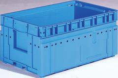 i RAL 5012 Euro containers Polypropylene resistant to most oils, acids and alkalis, quiet running on conveyors, withstands temperatures from -20 to +100 Celsius Robust and stable design Fully