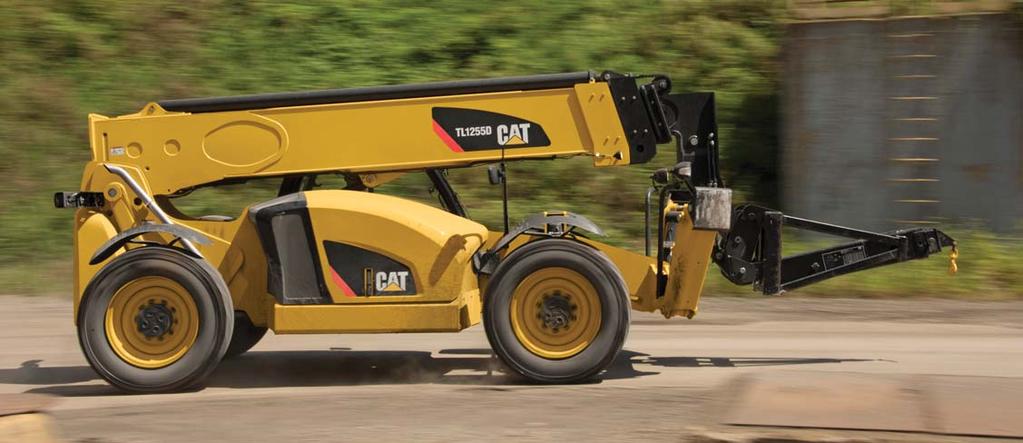 Efficiently Powerful Expertly designed power train. Capitalize on Efficiency The Cat TL642D and TL943D are powered by a Cat C3.