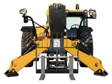 Telehandler TL D Series Specifications Dimensions All dimensions are approximate. 3 5 6 2 4 1 TL642D TL943D TL1055D TL1255D 1 Overall Length to Front of Carriage 5.