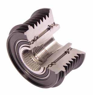 Introduction INTRODUCTION NULINE OVERRUNNING ALTERNATOR PULLEYS Overrunning alternator pulleys are becoming increasingly popular on late model petrol and diesel engines, due to the increasing drive