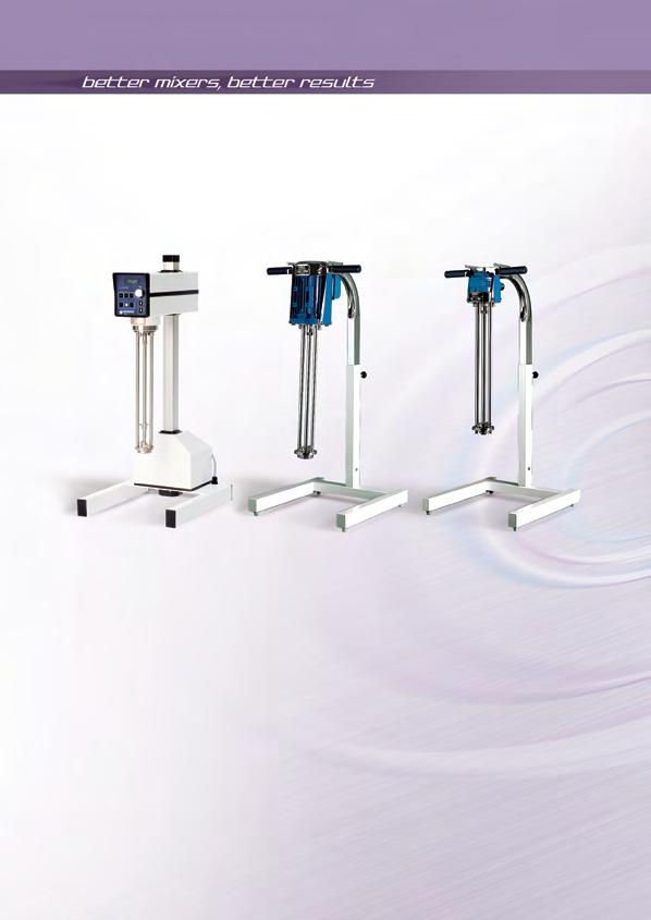 Pilot scale mixers AX series This series of mixers is designed for small-scale production in pilot plants, research institutes, hospital pharmacies, etc.