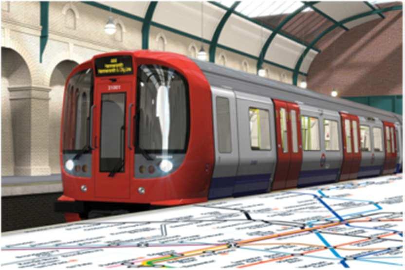 UK London Underground 191 trains 1395 vehicles New built & retrofit 1 st train in service with new ATC: expected 2017 Intercar jumper type: circular