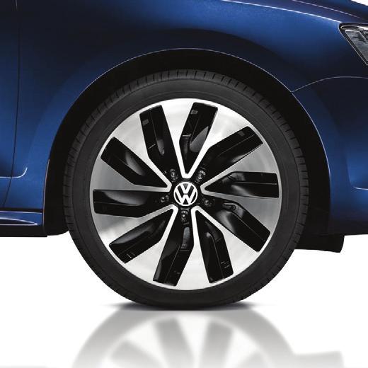 17" Buenos Aires wheels ** Precise and stylish, these wheels bear the hallmark of Volkswagen.