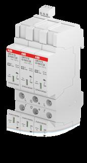 Surge protective devices OVR PV, OVR TC ABB offers a wide range of surge protection devices specifically designed for photovoltaic systems.