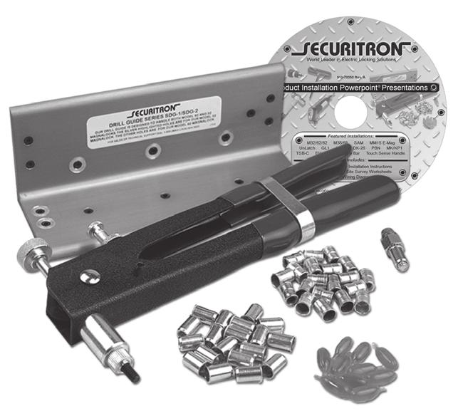 Electromagnetic Locks and Accessories Magnalock Brackets & Accessories (IK) Installation Kit Securitron s original Installation kit includes the