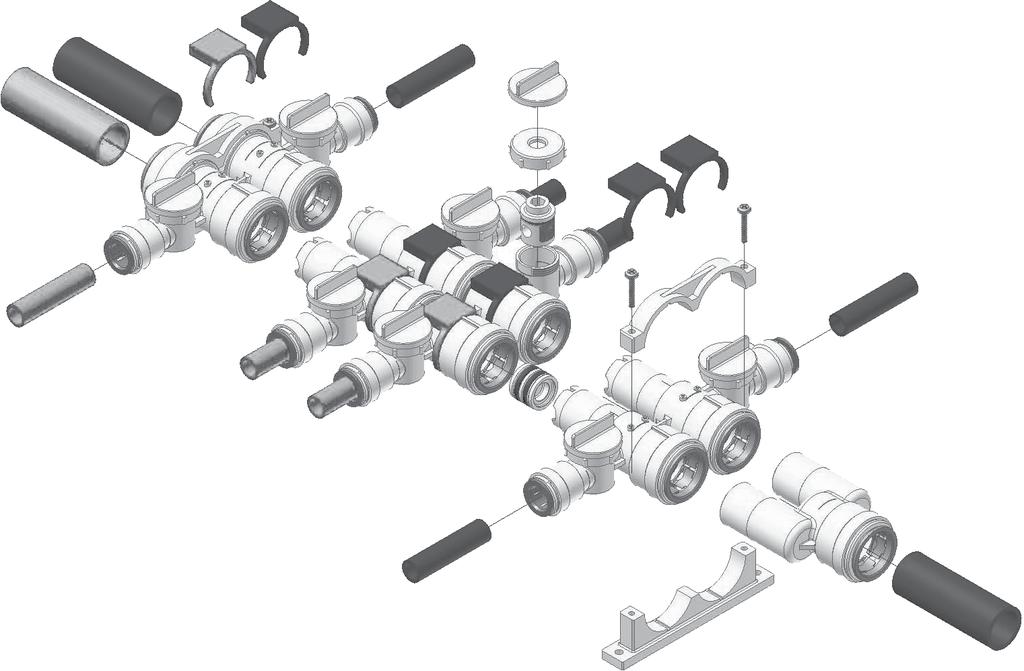 Assembly Elements 35 Series Quick-Connect Manifold Features Integral