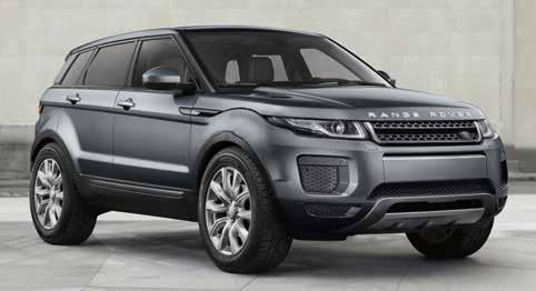 EACH MODEL HAS A CHOICE OF ENGINES AND UNIQUE FEATURES This guide will help you to select your ideal Range Rover Evoque. On the following pages you ll see the key standard features for each model.