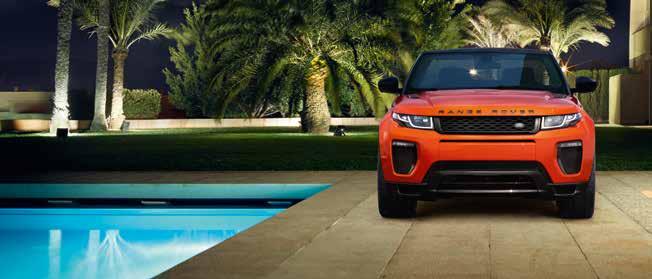 CONVERTIBLE EXTERIOR Range Rover Evoque has defined the compact SUV with its design cues that have become