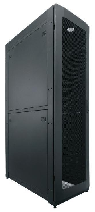 SNE Series Hybrid security network enclosure configured specifically to address the needs of hybrid security systems consisting of a mix of analog and digital equipment and cabling features: Fully
