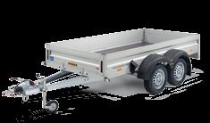 Tandem wheels-in and flatbed trailers The 2000 series Tandem flatbed trailers Aluminium HA Tandem wheels-in trailers Aluminium HN Tandem wheels-in trailers Aluminium HT Use them to transport