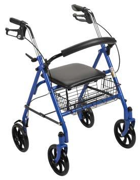 PAGE 4 customer service 800.371.2266 PAGE 4 customer service 800.371.2266 rollators A B A B C D Durable 4 Wheel Rollator with 7.