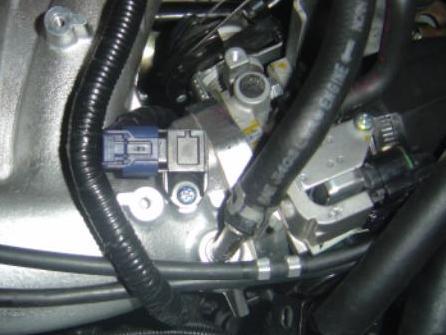 For a K20Z1 TB, relocate the MAP sensor on the TB to the MAP sensor