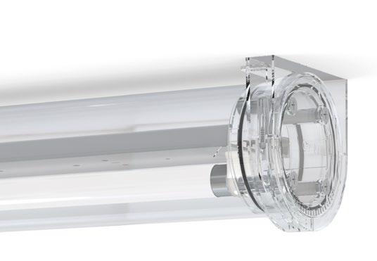 Tubo 70 Included Clear power supply base Surface-mounted or pendant luminaire with tubular