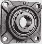 PP This lightweight pillow block type unit for light load comprises the ball bearing for lightweight unit and the pressed steel plate housing. The housing can be installed to machines with two bolts.