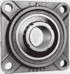 UKF : tandard type, L : Triple-lip seal type, C, D : Cast iron cover type This bearing unit comprises the ball bearing for unit, square flange, and the housing with spigot joint on the mounting
