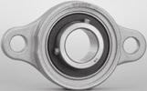 UFL- C, D : Rubber coating cover type This superior anticorrosion rhombic-flanged type unit comprises the bearing and housing made of stainless steel.