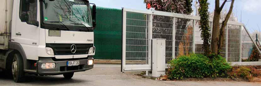 www.gunnebo.com EcoGate - lightweight cantilevered gate design with full functionality The Werra EcoGate is probably the most convertible within the range of cantilevered sliding gates.