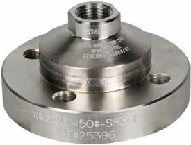 Pressure: Mechanical gauge, ranges Datasheet Gauge is directly mounted and back-welded to diaphragm seal 1/2" NPT to 2" flange size 316L SS, Hastelloy C276 Vacuum to flange rating Gauge restrictor