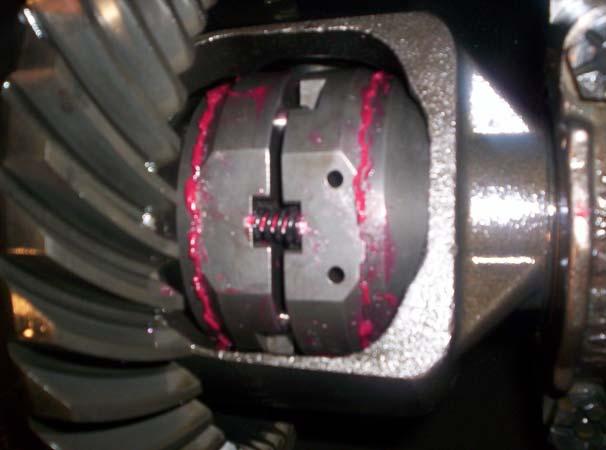 Step 17: Check the gap between drivers using the supplied check block.