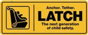 SAFETY Lower Anchors And Tethers For CHildren (LATCH) Restraint System LATCH Label Your vehicle is equipped with the child restraint anchorage system called LATCH, which stands for Lower Anchors and