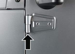 To reinstall the door(s), perform the previous steps in the opposite order.