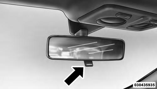 MIRRORS Inside Day/Night Mirror The mirror can be adjusted up, down, left, and right for various drivers. The mirror should be adjusted to center on the view through the rear window.