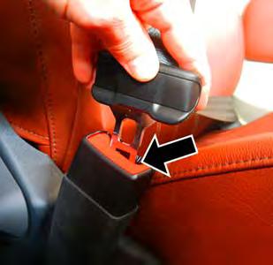 Lap/Shoulder Belt Operating Instructions GETTING STARTED 1. Enter the vehicle and close the door. Sit back and adjust the seat. 2.