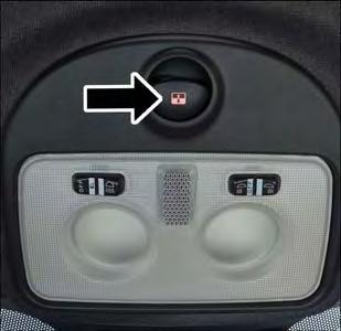 OPERATING YOUR VEHICLE POWER SUNROOF The power sunroof switch is located in the overhead console. Power Sunroof Switch WARNING!