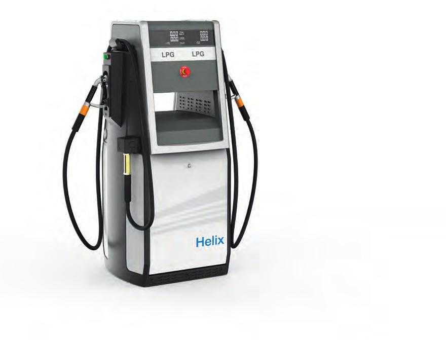 Helix 1000 LPG dispenser Standalone dispenser LPG LPG (Liquefied Petroleum Gas) can be up to