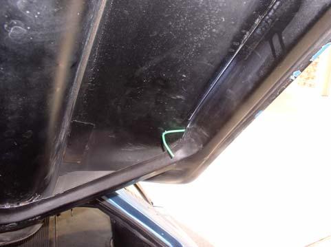 When attaching the wire make sure that the wire is not going to be pinched between the sheet metal and