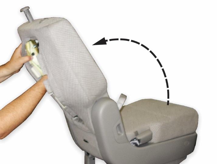 10. Recline the seat to the full recline