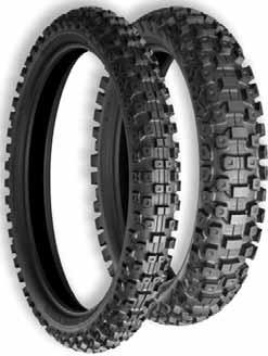M603 M604 BRIDGESTONE MOTOCROSS TIRES INTERMEDIATE TO HARD TERRAIN M603 (Front) features a newly adopted mid-camber basin (casing gage bunkers between tread blocks) that gives flexibility and plant
