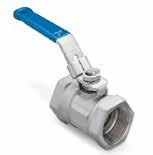 Series 3 Ball Valves 1/2 2 (DN15 50) 1000 psi (69 bar) imum Temperature 1 B105-4 1 Consult factory for specific material availability.